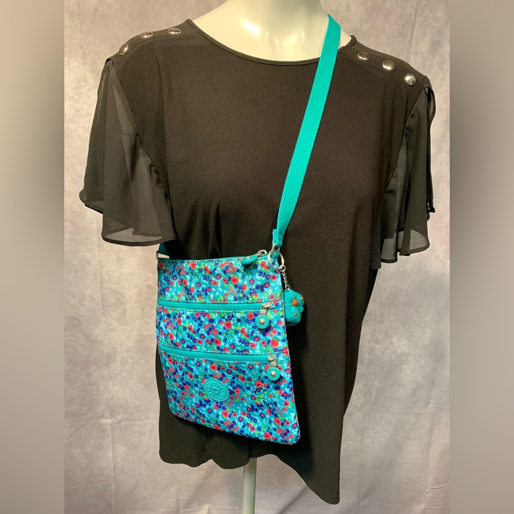 Floral Kipling Crossbody